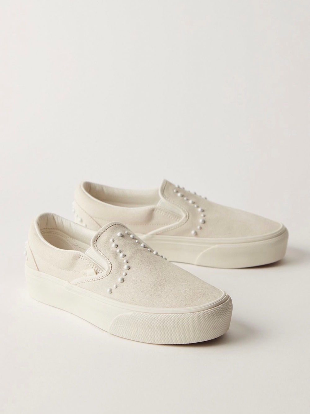 NWT Vans Pearl Platform Slip-On Sneakers – Size 9.5 (Marshmallow) (New in Box) - Picture 11 of 11